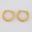 Candongas Carril 1.6g / 1/2 in Oro Amarillo 18K