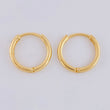 Hoop Earrings Isa 2.9g / 3/4 in Yellow Gold 18K
