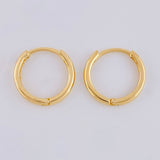 Hoop Earrings Isa 2.9g / 3/4 in Yellow Gold 18K