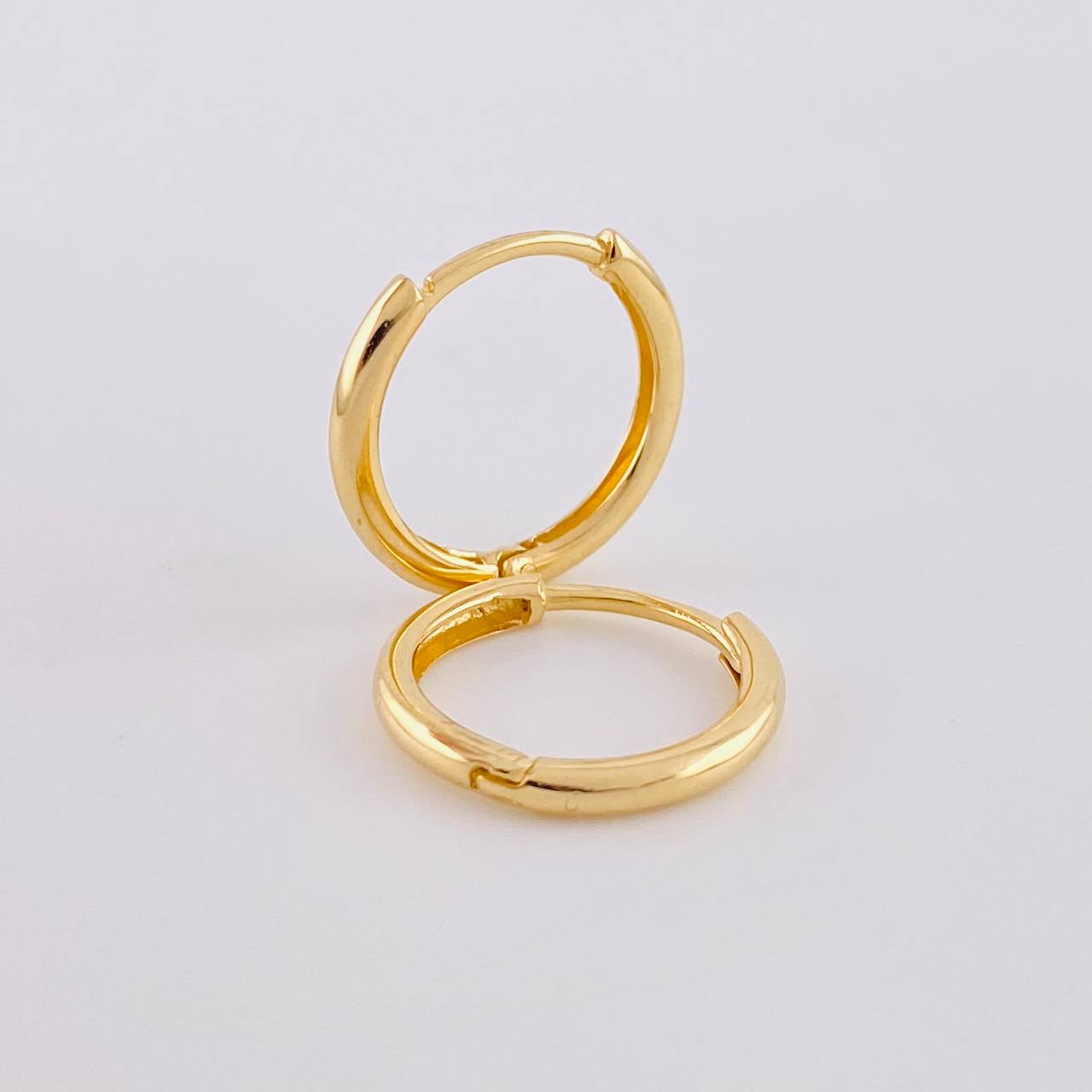 Hoop Earrings Isa 2.9g / 3/4 in Yellow Gold 18K