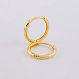 Hoop Earrings Isa 2.9g / 3/4 in Yellow Gold 18K