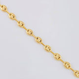 18K Yellow Gold Anklet Gc 3.6 g / 9 3/4 in / 4.5 mm