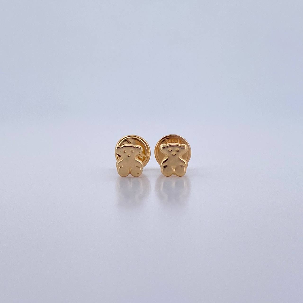 Topos Oso Ts 0.45gr / Lisos Oro Amarillo 18K &