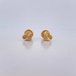 Topos Corazon 0.5gr / Diamantados Oro Amarillo 18K $