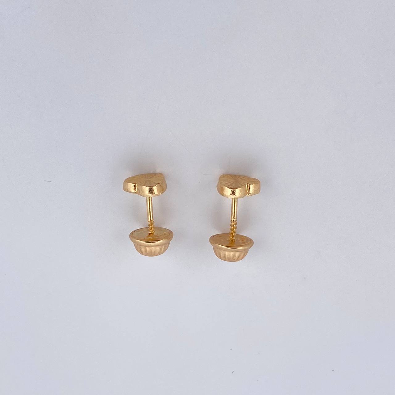 Topos Corazon 0.5gr / Diamantados Oro Amarillo 18K $