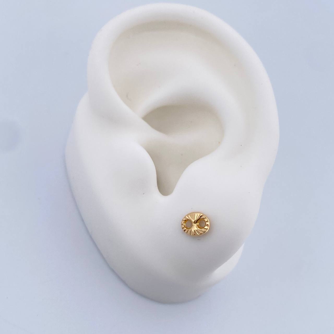 Topos GC 0.5gr / Diamantados Oro Amarillo 18K $