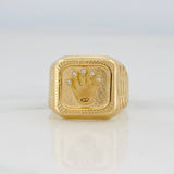 Anillo Corona 3.55g / T9 Oro Amarillo 18K