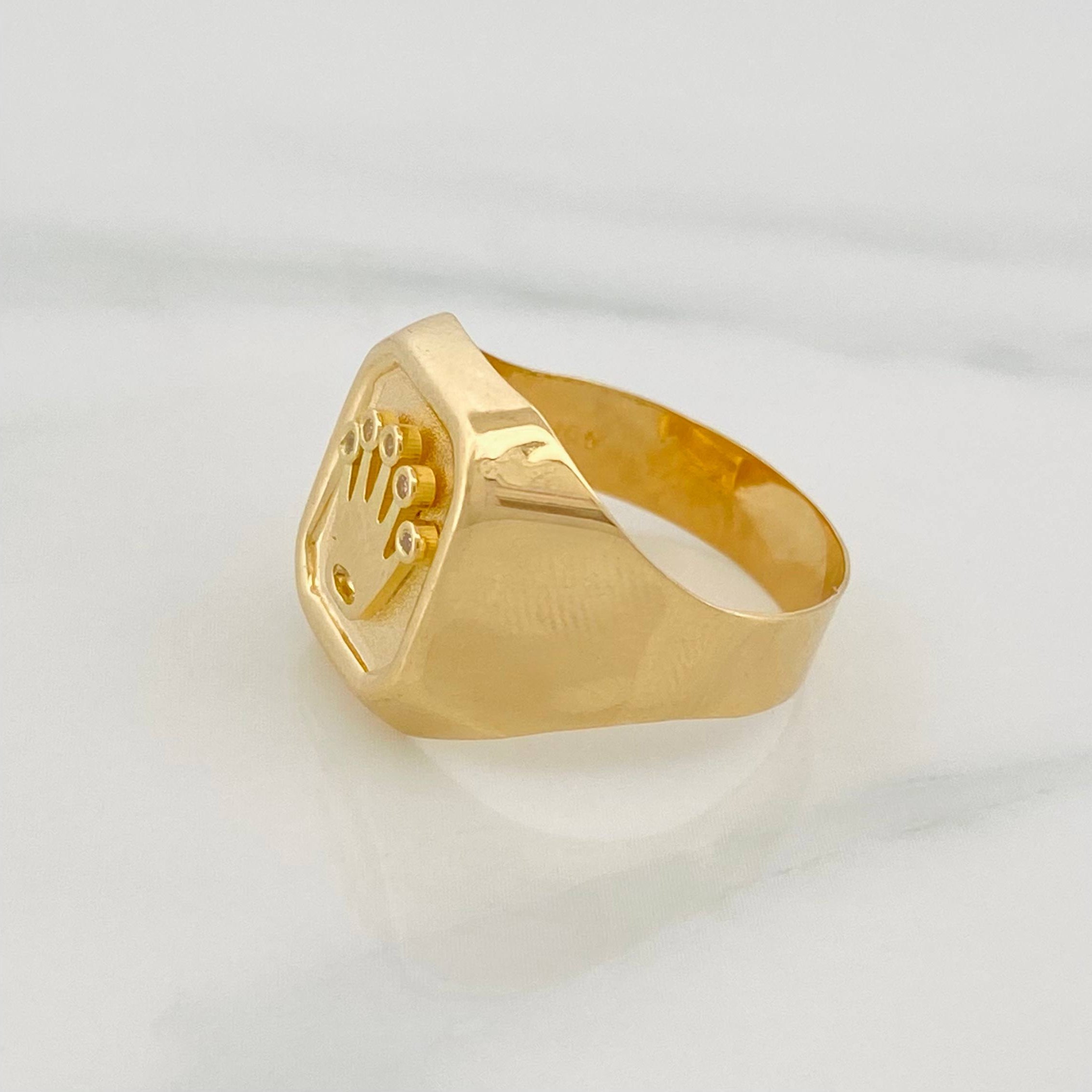Anillo Corona 3.6 g / T11 Oro Amarillo 18K