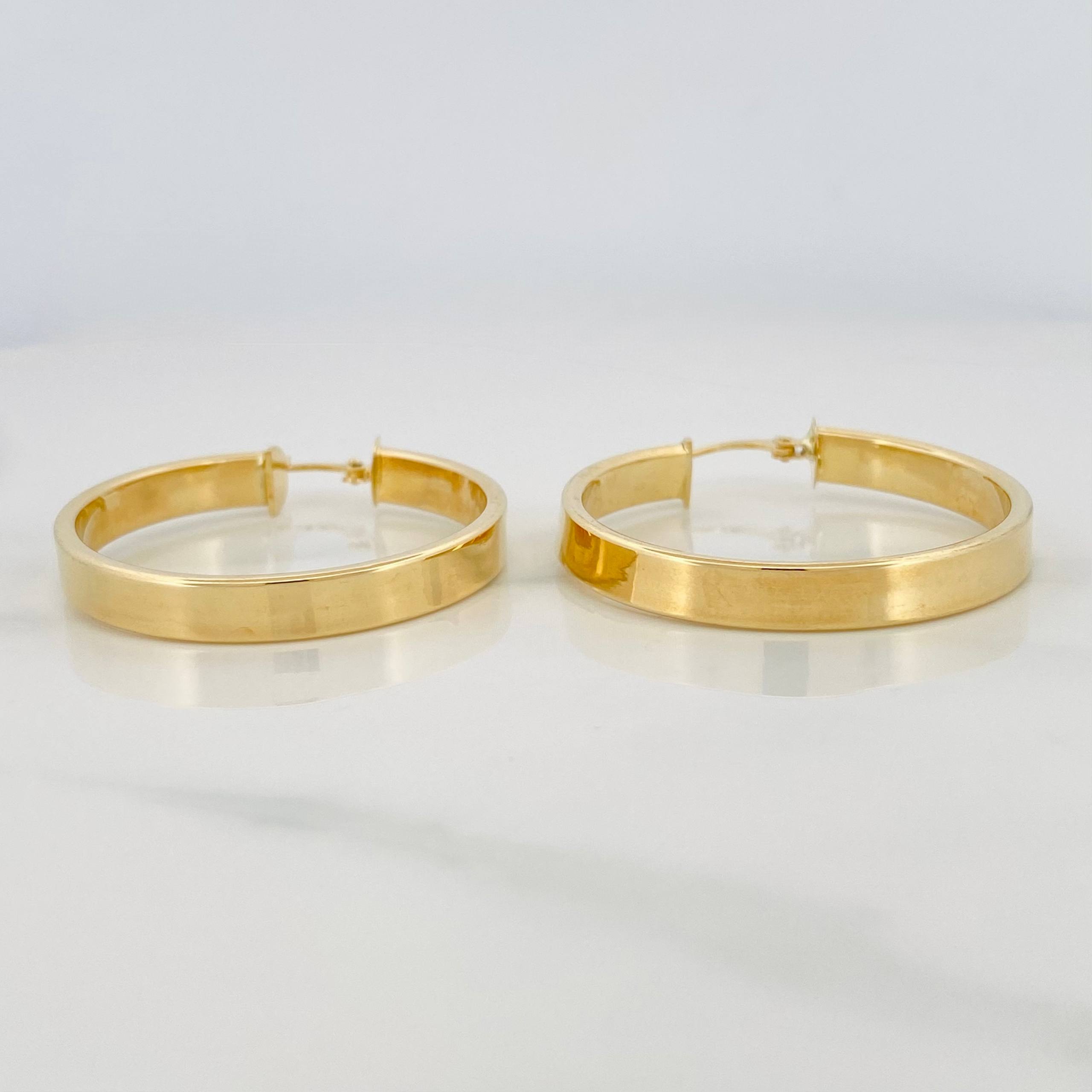 Candongas Fabi 5.75 g / 1 1/2 in Oro Amarillo 18K