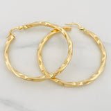 Hoop Earrings Mai 5.6 g / 2 in Yellow Gold 18K