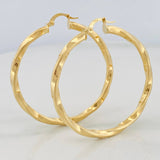 Hoop Earrings Mai 5.6 g / 2 in Yellow Gold 18K