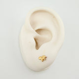 Topos Tortuga 0.5gr / 8mm Oro Amarillo 18K