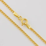Cadena Cubana 4.55g / 24 1/2 in / 3.1mm Oro Amarillo 18K