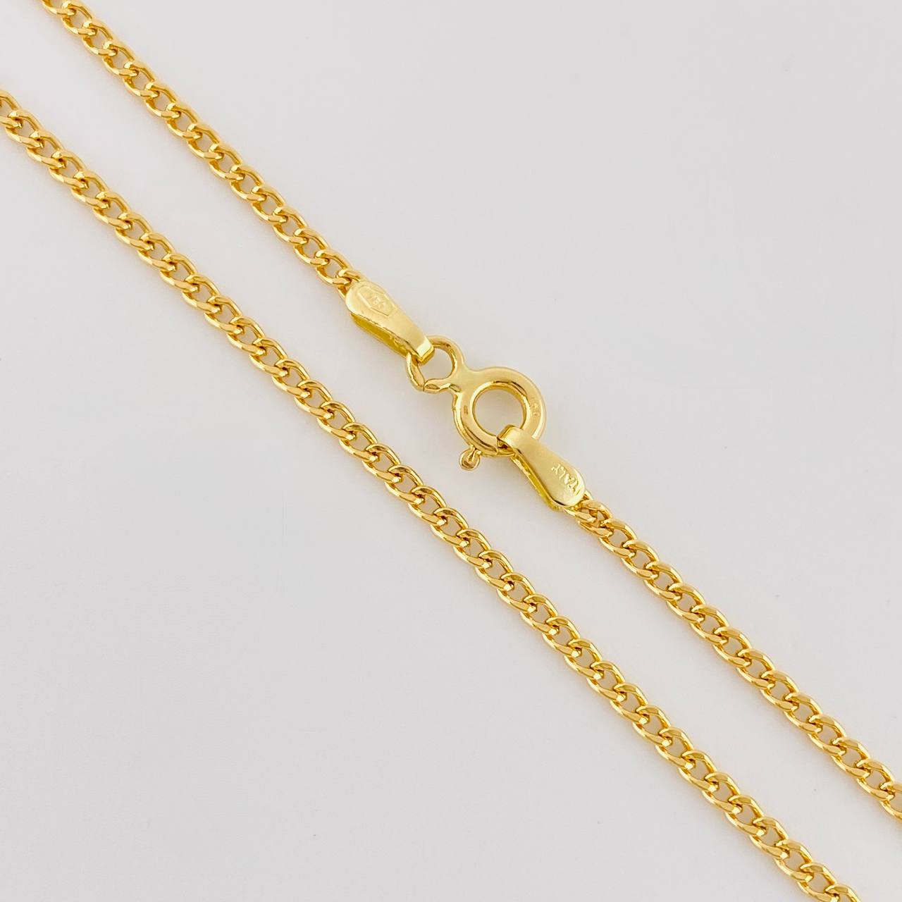 Cadena Cubana 2.95 g / 23 1/2 in / 1.7 mm Oro Amarillo 18K