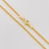 Cadena Cubana 2.85 g / 23 1/2 in / 1.7 mm Oro Amarillo 18K
