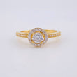 Anillo Solitario Canasta 2.4g / T5 1/2 Oro Amarillo 18K