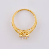 Anillo Solitario Canasta 2.4g / T5 1/2 Oro Amarillo 18K