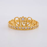 Crown Ring 15's 2.65g / T5 1/2 Yellow Gold 18K