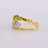 Curved Embrace Ring 2.95g / Size 8 Yellow Gold 18K