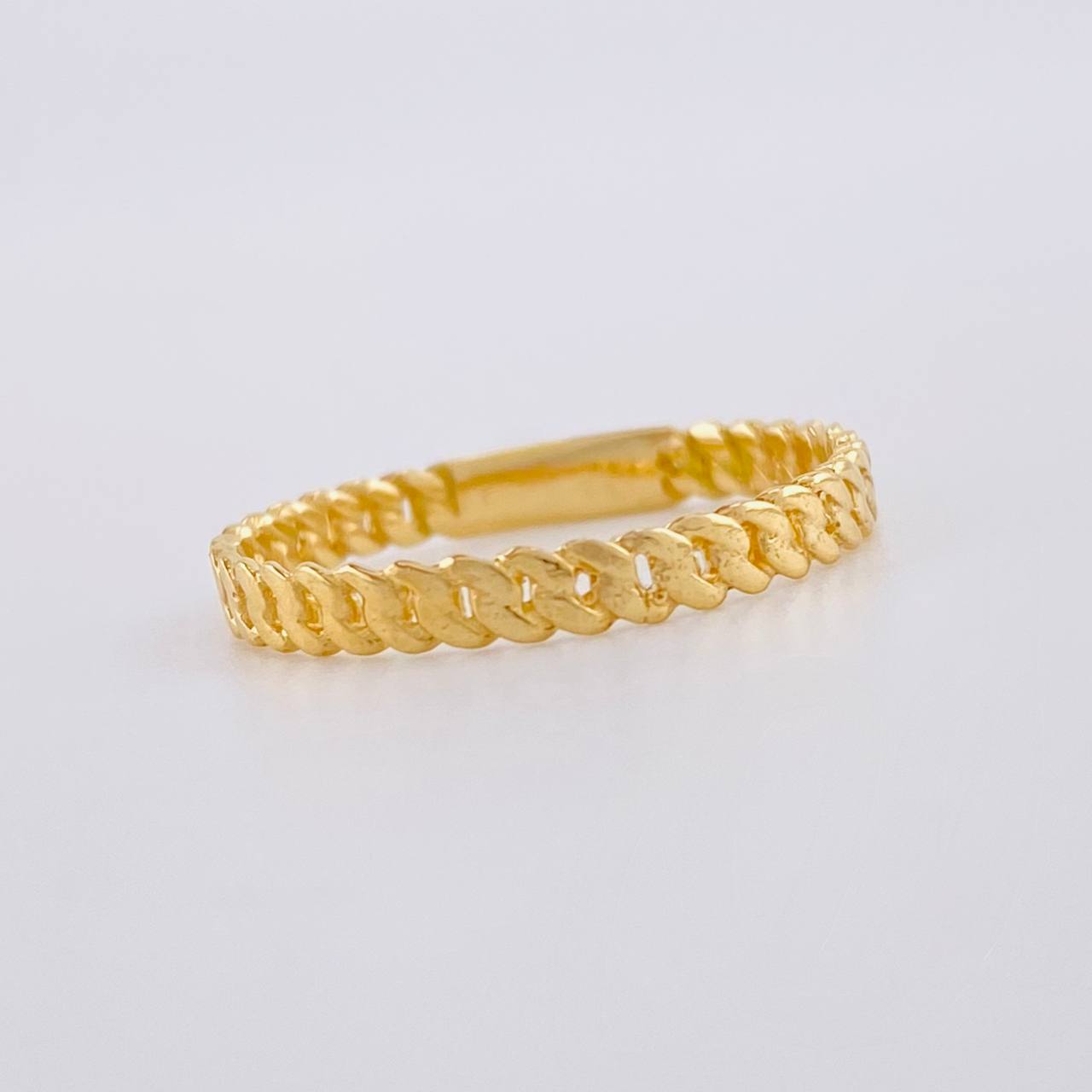 Cuban Ring 1.4g / T6 3/4 Yellow Gold 18K