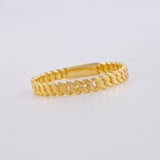 Cuban Ring 1.4g / T6 3/4 Yellow Gold 18K