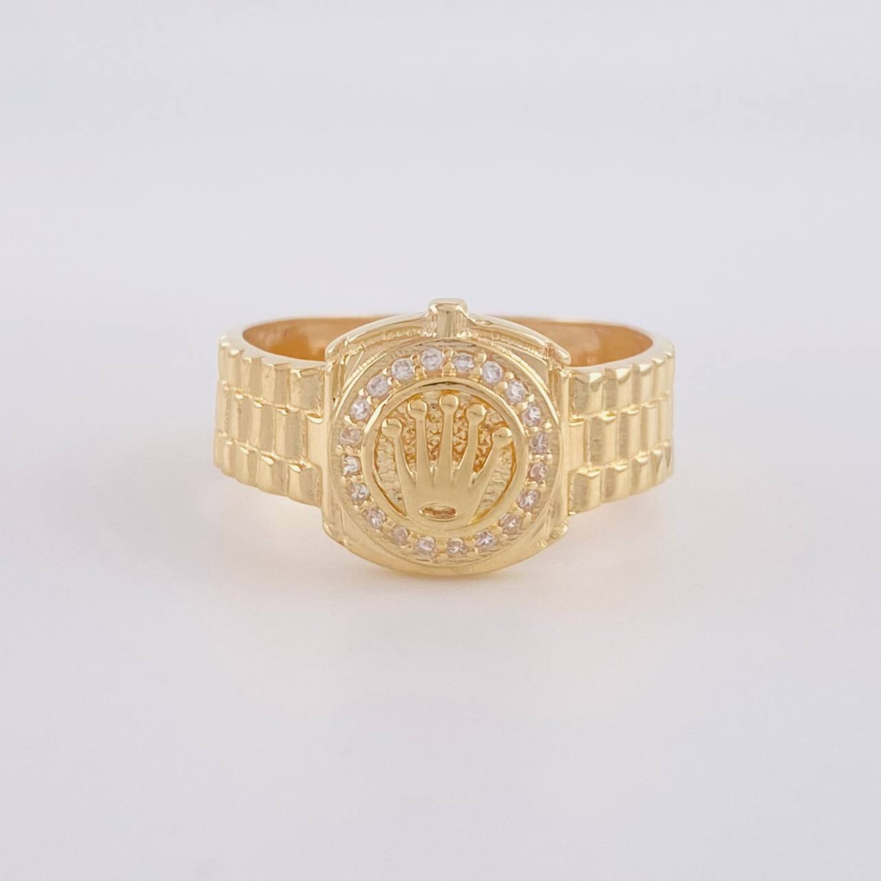 Anillo Correa corona 3.9g / T9 Oro Amarillo 18K
