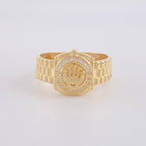 Anillo Correa corona 3.9g / T9 Oro Amarillo 18K