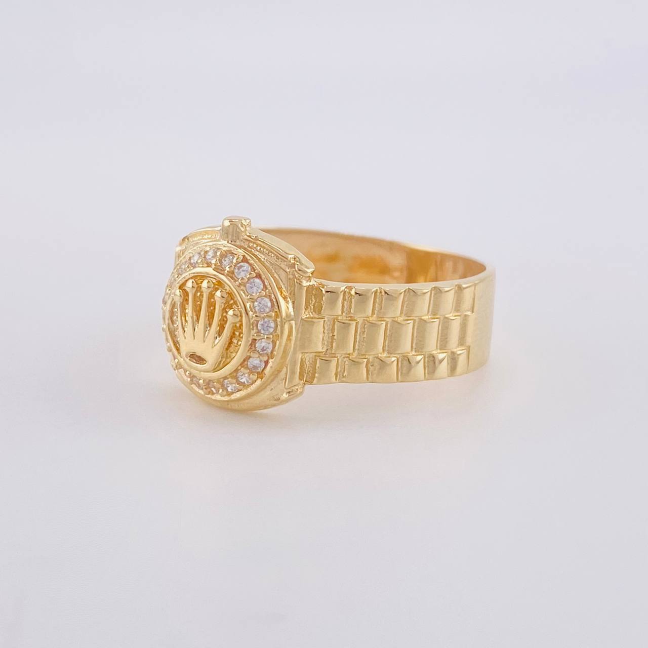 Anillo Correa corona 3.9g / T9 Oro Amarillo 18K
