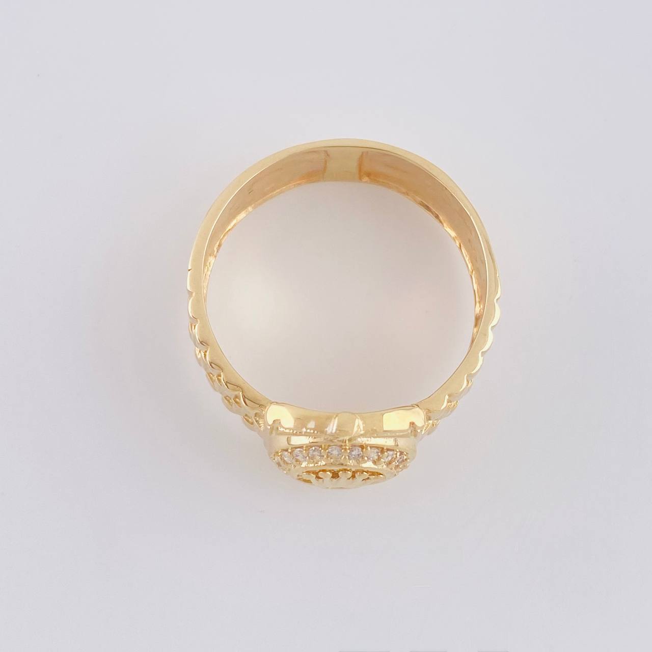 Anillo Correa corona 3.9g / T9 Oro Amarillo 18K