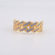 Square Cuban Ring 4.25g / Size 10 3/4 Yellow Gold 18K