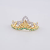 Crown Ring 2.1g / T6 Yellow Gold 18K