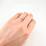 Circular Halo Ring 1.7g / T6 Yellow Gold 18K