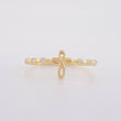 Cross Silhouette Ring 1.3g / Size 7 Yellow Gold 18K