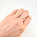 Cross Silhouette Ring 1.3g / Size 7 Yellow Gold 18K
