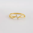 Intertwined Infinity Ring 1.25g / Size 6 1/2 Yellow Gold 18K