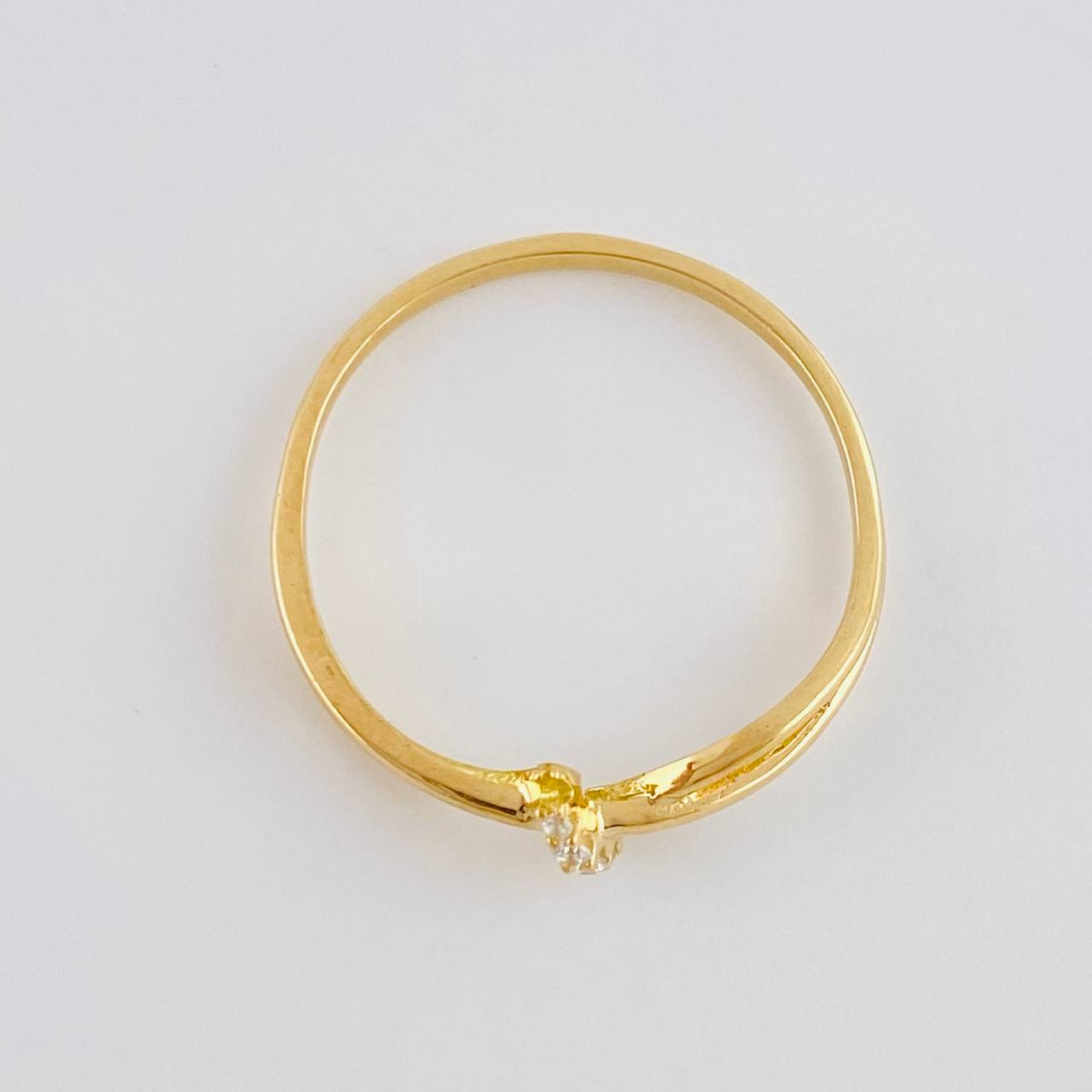 Intertwined Infinity Ring 1.25g / Size 6 1/2 Yellow Gold 18K