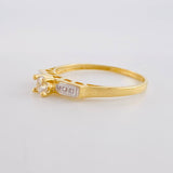Basket Solitaire Ring Dense 1.75g / T7 1/2 Yellow Gold 18K