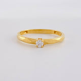 Anillo Solitario 1.85g / T7 3/4 Oro Amarillo 18K