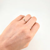 Anillo Rombo tupido 1.3g / T5 3/4 Oro Amarillo 18K