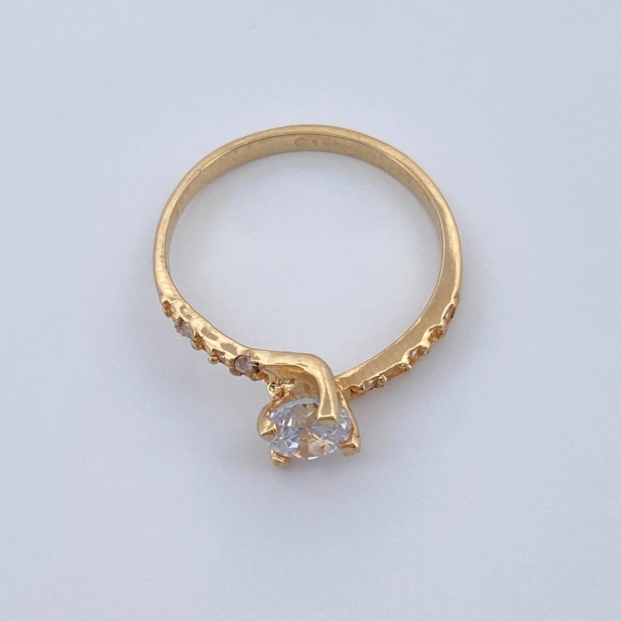 Anillo Lineas Invertidas 1.75gr / T5 3/4 / Oro Amarillo 18K $