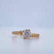 Anillo Lineas Invertidas 1.75gr / T5 3/4 / Oro Amarillo 18K $