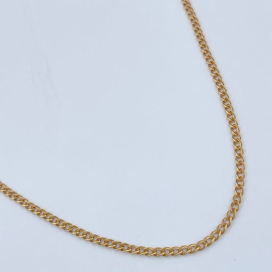 Cadena Cubana 1.6gr / 23 1/2 in / Oro Amarillo +1 18K +