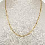 Cuban Links 2.2gr / 23 1/2 in / 18K Gold +1 +