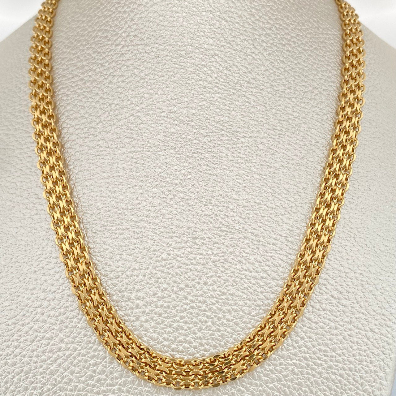 Bismark Chain 21.7gr / 23 3/4 in / 18K Gold +1 +