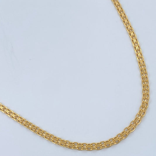Cadena China 3.6gr / 23 1/2 in / Oro Amarillo +1 18K +