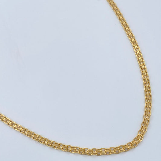 Cadena China 3.45gr / 23 1/2 in / Oro Amarillo +1 18K +
