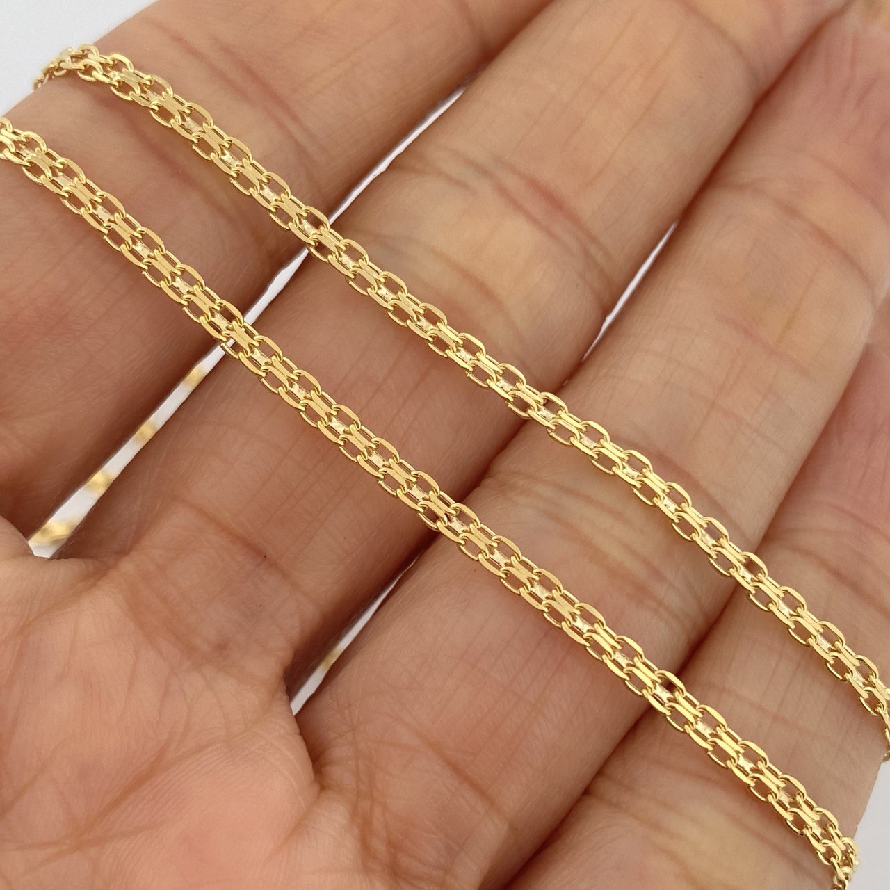 Cadena China 3.45gr / 23 1/2 in / Oro Amarillo +1 18K +
