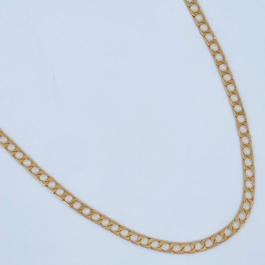 Panzer Chain 13.8gr / 23 1/2 in / 18K Gold +1 +