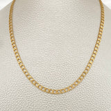 Panzer Chain 13.8gr / 23 1/2 in / 18K Gold +1 +