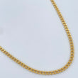 Cadena Cubana 7.4gr / 23 1/2 in / Oro Amarillo +1 18K +